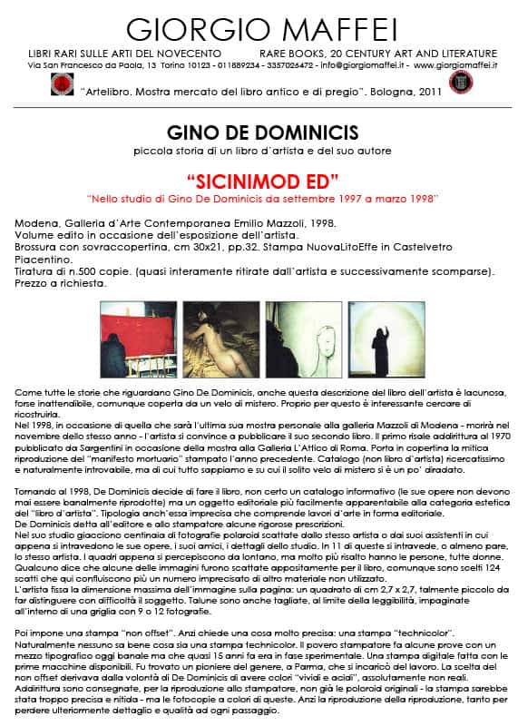 Gino De Dominicis