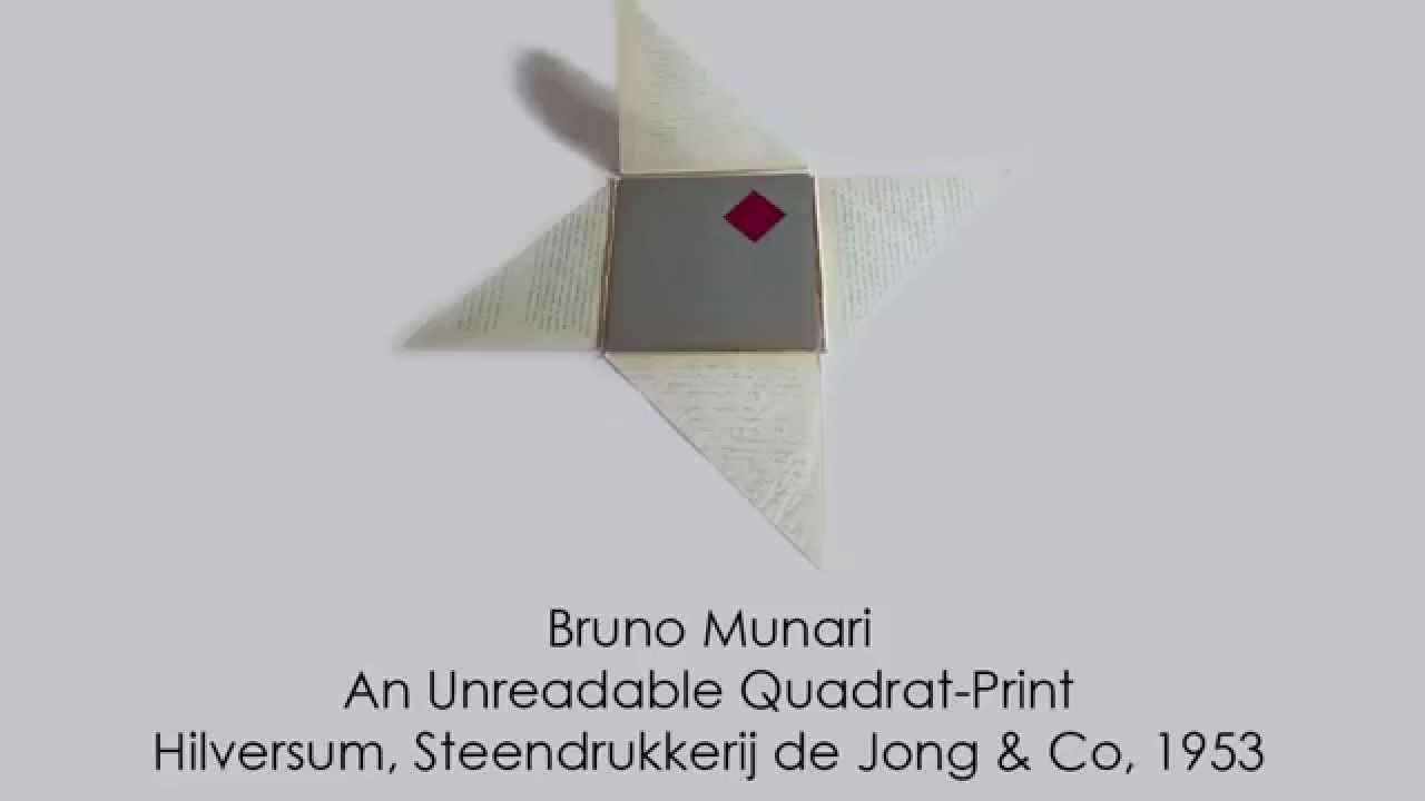 An Unreadable Quadrat-Print