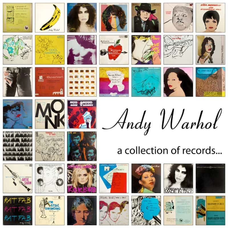 Andy Warhol A collection of records...